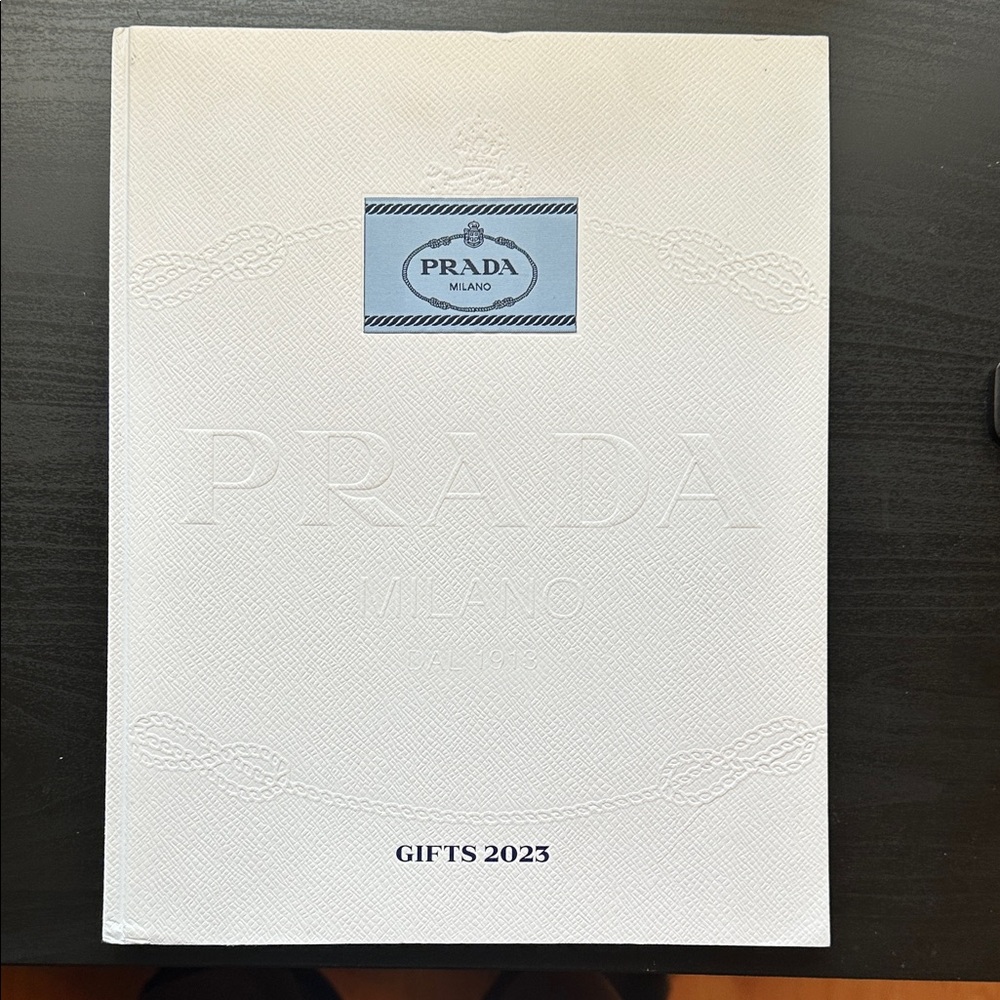 Prada Elegant White Gift Catalog 2023
